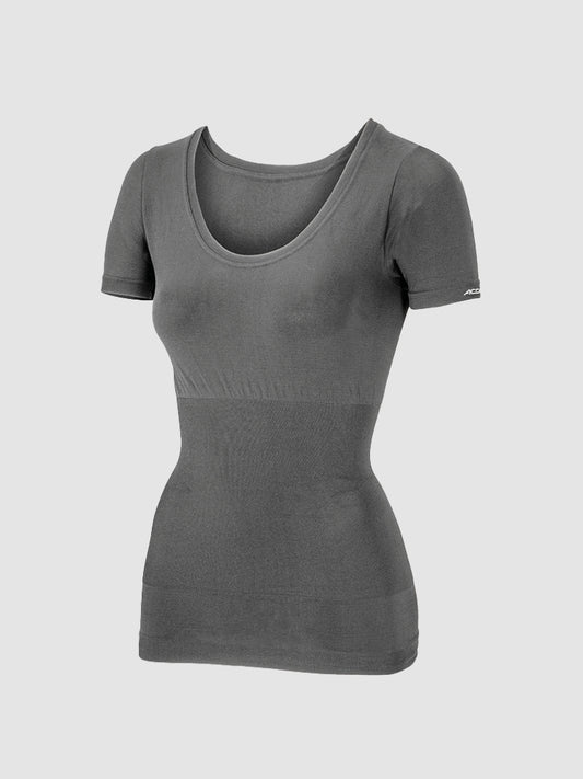 Woman Kurzarmshirt mit integrierter Lendenbandage